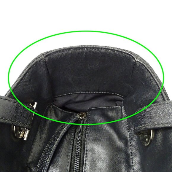 CHANEL Black Coated Canvas Tote Bag - Picture 12 of 16